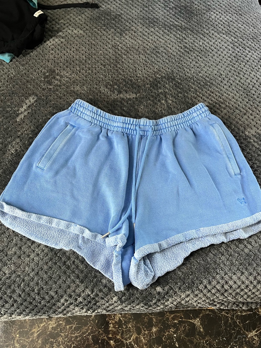 PINK Victoria's Secret Light Blue Lounge Shorts